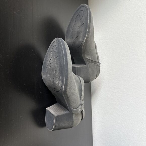 ROCKET DOG Grey Booties Womens 8.5 Faux Suede Ankle Booties Boots - Picture 7 of 11